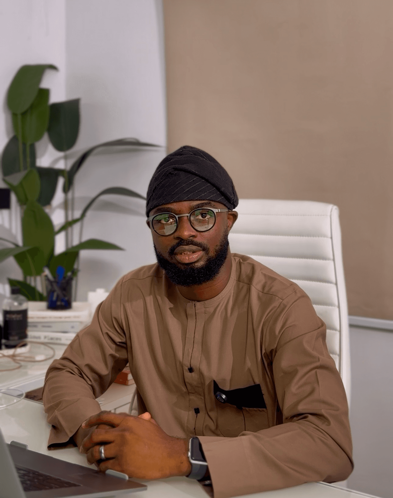 Mayowa O. George at work